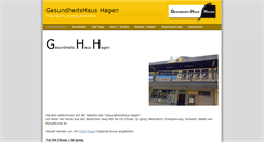 Desktop Screenshot of gesundheitshaus-hagen.de